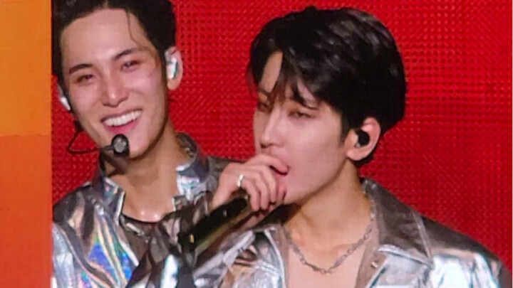 Wonwoo’s concert rap (the little dog pats the kitty’s butt to show how much it loves it!)