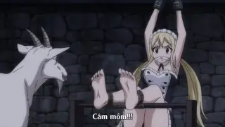 Màn tra tấn Lucy hơi lạ | Fairy Tail | Khoảnh khắc Anime