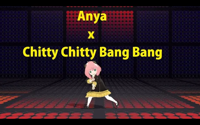 「MMD」 Spy x Family Anya to Chitty Chitty Bang Bang