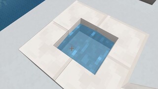 Infinite water that occupies only one grid