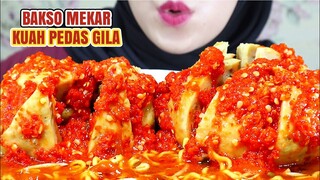 ASMR BAKSO BOGEM MEKAR KUAH PEDAS GELAY | ULUL ASMR MUKBANG INDONESIA