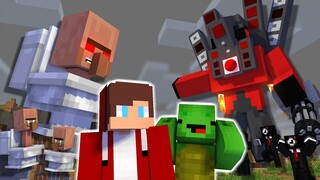 Maizen : Skibidi Toilet Villager vs Maizen Part2 - Minecraft Parody Animation Mikey and JJ