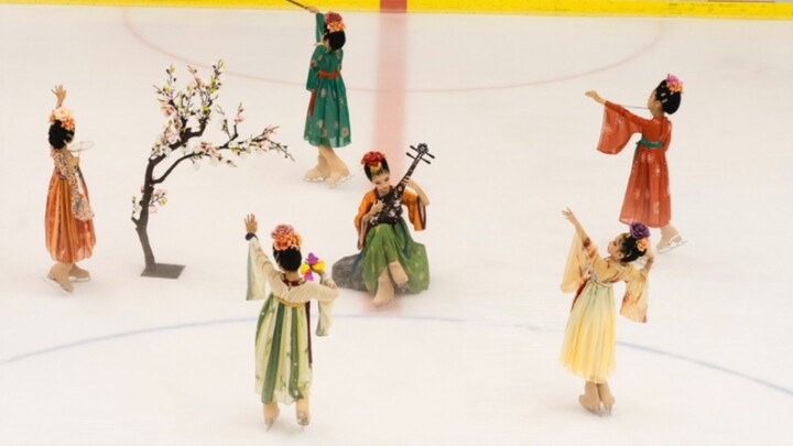 【Trượt băng nghệ thuật】 Vũ đoàn phong cách Trung Hoa trên băng của các em nhỏ Hàng Châu "Châm Hoa Sĩ