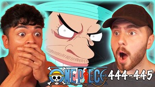 BLACKBEARD JUST PULLED UP!! - One Piece Episode 444 & 445 REACTION + REVIEW!