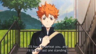 "I will defeat you" - Hinata