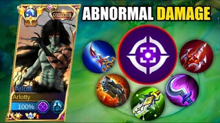 NEW ARLOTT FULL PENETRATION BUILD IS OVERPOWERED!😱 (DAMAGE HACK) | ARLOTT BEST BUILD -MOBILE LEGENDS