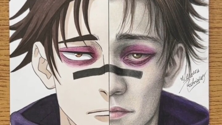 Drawing the anime version of the expansion phase vs the real version of the expansion phase