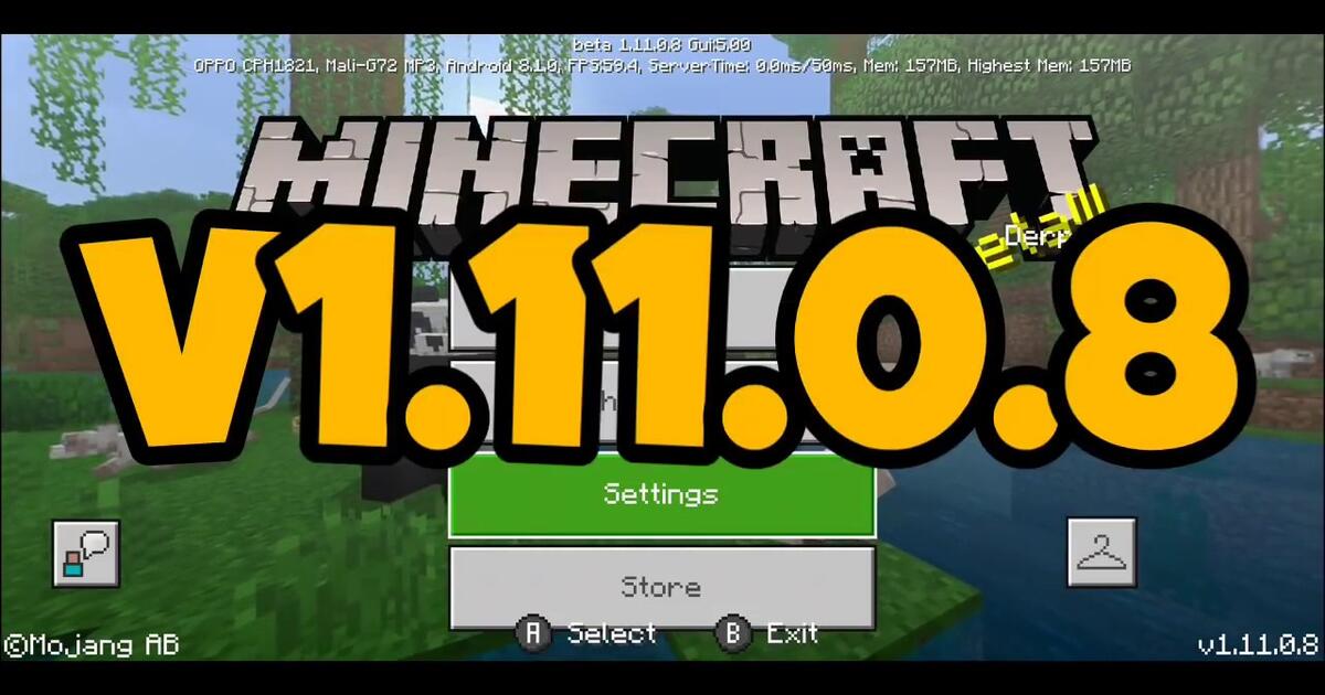 New Minecraft Pe 1 11 0 8 Beta Minecraft Pocket Edition Update Bilibili