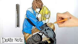 Drawing Kira Misa from Death Note | Time-Lapse | Art 18