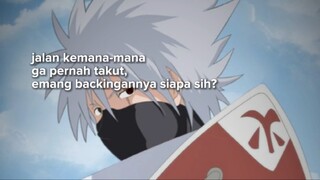 kakashi hokage paling santuy cuma di kawal 2 genin