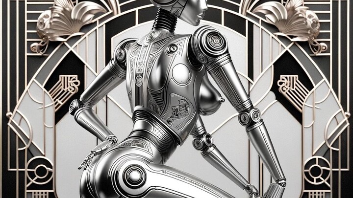 Let GPT draw an awesome robot, and then time stretches farther and farther into the past.
