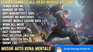 Script Damage Mobile Legends + Attack Speed No Password Patch Terbaru | Mobile Legends