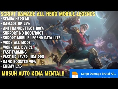 Script Damage Mobile Legends + Attack Speed No Password Patch Terbaru | Mobile Legends