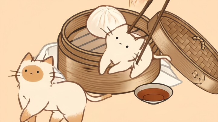 "Proses kelahiran kucing yang imut"