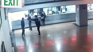 [Drunk and provoking a fight] I'll help you sober up first.