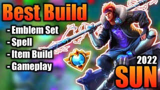 Sun Best Build 2022 | Top 1 Global Sun Build | Sun - Mobile Legends | MLBB