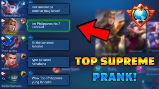 SUPREME PRANK LANCELOT ( MY TEAM GOT TROLL! )