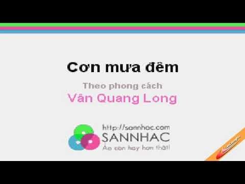 Cơn mưa đêm Vân Quang Long Karaoke có bè