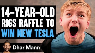 14-Year-Old RIGS RAFFLE TO WIN New TESLA, What Happens Next Is Shocking | Dhar Mann Studios