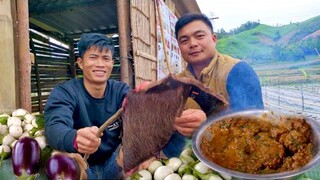 MÓN TƯƠNG THỐI, Da Trâu Nướng. Món Ăn Đậm Vị Tây Bắc | Trai Rừng TV