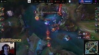 Trận đấu kịch tính giữa TL và EG phần 5 #game #LOL