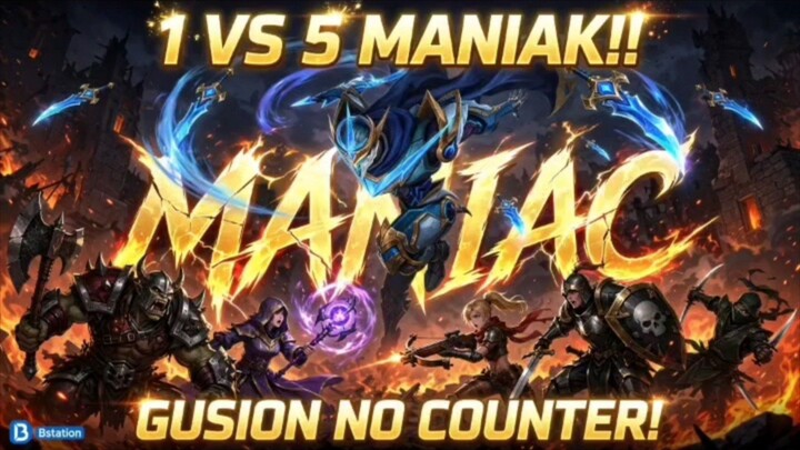 REACTION!! GUSION 1 VS 5 MANIAC NO COUNTER! Gak Ada Obat Montage Noni Diana