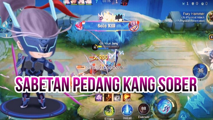 SABETAN PEDANG KANG SOBER