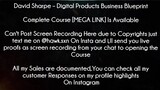 David Sharpe Course Digital Products Business Blueprint Download