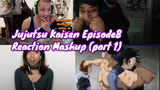 Jujutsu Kaisen Episode8 Reaction Mashup part1#jujutsukaisen