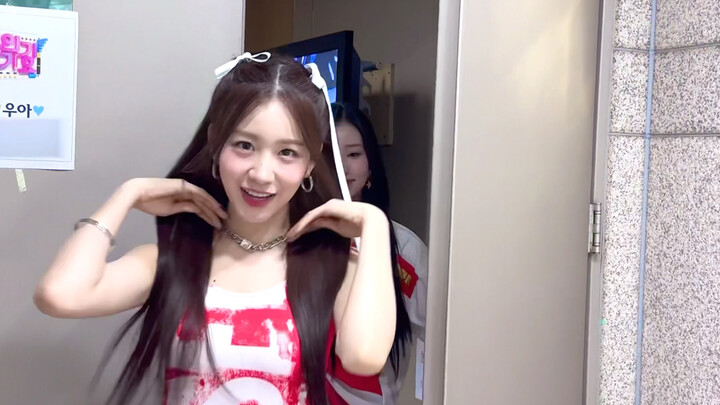 wooah's blush, popular song show, time to clock out!