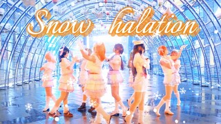 长沙初雪零度寒温中翩翩起舞❅snow halation ❅翻跳【sankyu舞团】