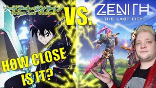 Zenith Vs. Sword Art Online. How close did they get?  A video essay With Van Hileman