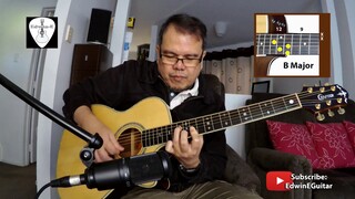 B Chord Guitar Lesson - Variations on Fret Board by Edwin-E