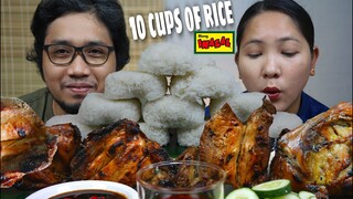 MANG INASAL UNLI RICE CHALLENGE | 10 CUPS OF RICE | MUKBANG PHILIPPINES