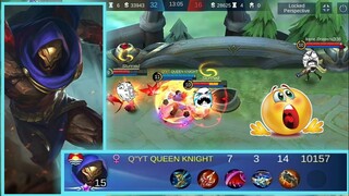 Using aldose first time | MLBB | QUEEN KNIGHT | MOONTON