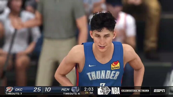 GRIZZLIES vs THUNDER I SALT LAKE CITY SUMMER LEAGUE I FULL GAME HIGHLIGHTS I 7/7/2022 I NBA2K22