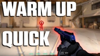 Quick Valorant Warm-Up/Aim Training Guide (Improve Aim)