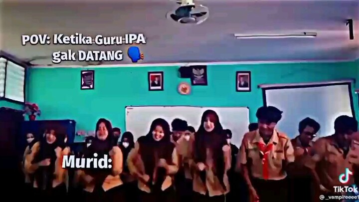 100% siswa sd smp sma setuju