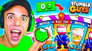 COMPRÉ 100 RULETAS de COMIDA y consigo ESTO en STUMBLE GUYS! 😨