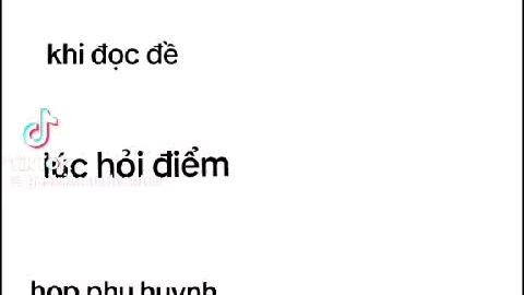 câu chuyện đi thi
