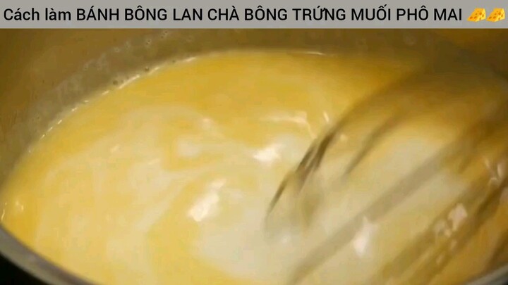 cách làm bánh bông lan có phô mai