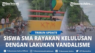 Viral! Oknum Siswa SMA Gorontalo Rayakan Kelulusan dengan Coret Jembatan GORR Padengo
