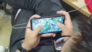 Some people are playing games on the surface, but are actually cooking