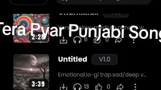 New Punjabi song TERA PYAR Audio