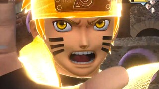 JUMP Brawl: Naruto berubah menjadi Ekor Sembilan dan melepaskan Giok Binatang Berekor, yang sekuat b