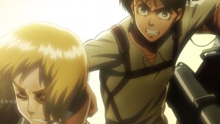 Armin used his best persuasion to successfully convince the Supreme Commander to use Eren to take ba