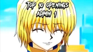 TOP 10 OPENINGS | Kamu yang mana ??