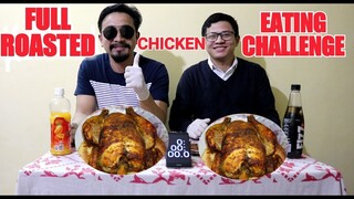 Full ROASTED chicken challenge|| yen mapum chaba hanba tanaba