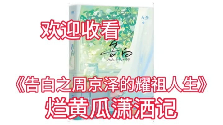 言情小说吐槽之《告白》