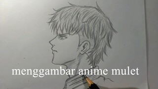 menggambar anime mulet